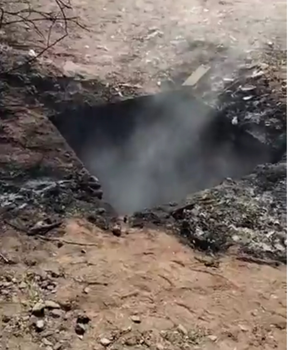 ❗HALLAZGO ❗Un grupo Madres de Sonora hallan un pozo ardiendo con personas dentro