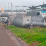 Cae helicóptero de la Marina en Hidalgo