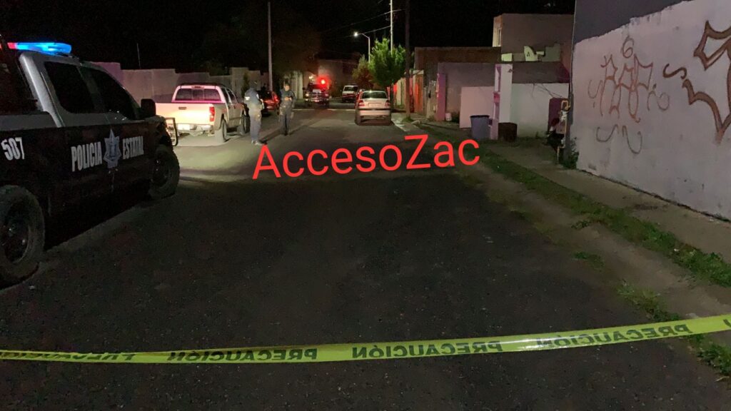 Asesinan a balazos a una mujer y su mascota en la Colonia las quintas en Guadalupe Zacatecas.