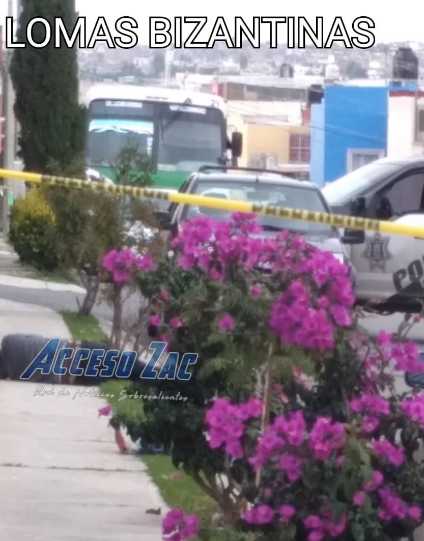 Abren fuego en contra de 4 personas en lomas Bizantinas en Zacatecas.