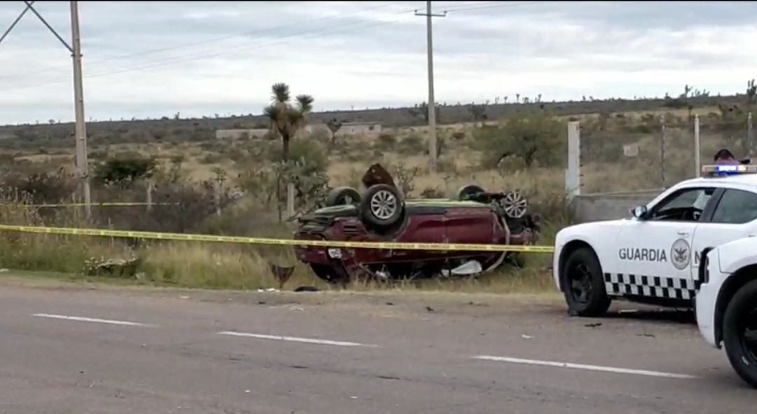 Fatal accidente en carretera a Rancho Grande, deja dos personas sin vida