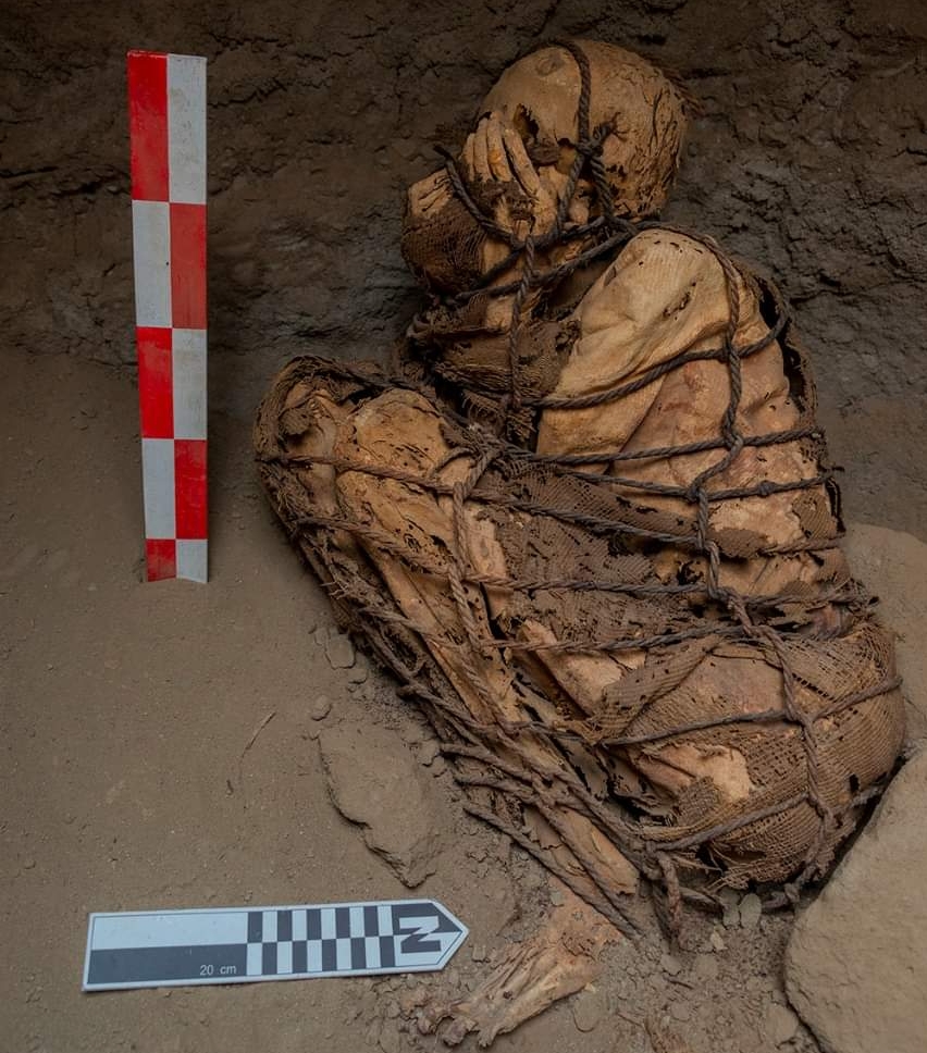 PERÚ: Arqueólogos de la Universidad Nacional Mayor de San Marcos descubren momia preinca