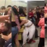 VIDEO: Mujer recibe de regalo lencería por parte de su jefe y esposa la golpea