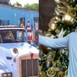 Canelo Álvarez adelanta Navidad a niños del DIF en NL; llega en tráiler cargado de juguetes