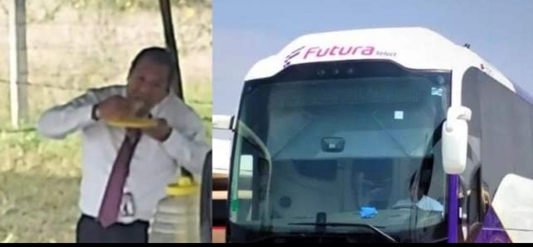 Chófer de autobús se baja a comer y pasajeros se molestan
