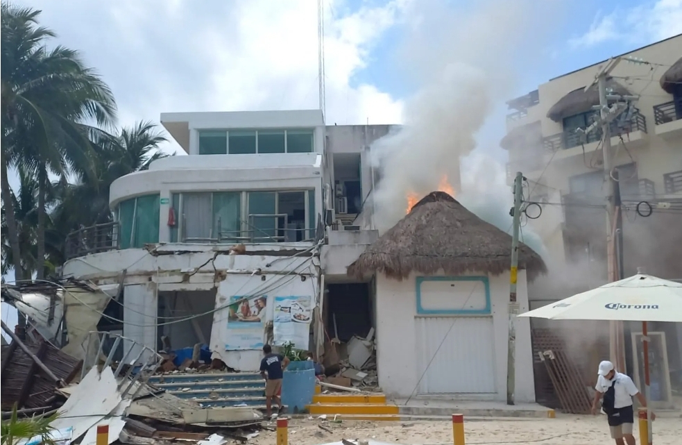 Explosión en Playa Carmen, Quintana Roo, deja al menos dos muertos y 19 heridos