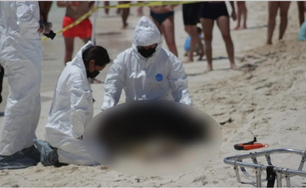 Hallan huesos humanos en playa de Cancún