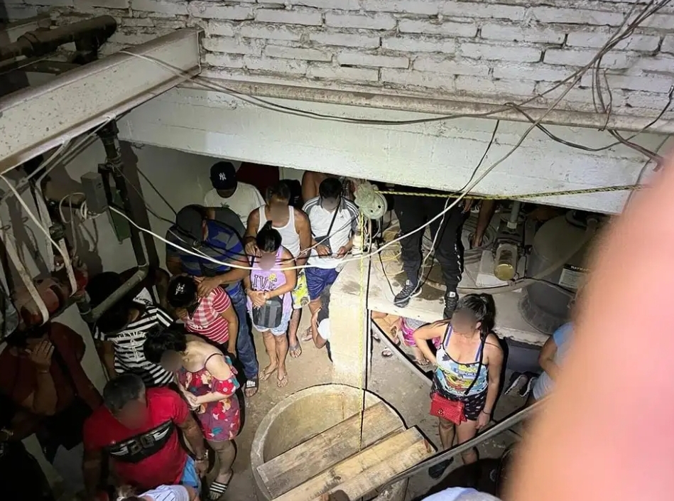 70 migrantes son hallados escondidos en cuarto de máquinas de un hotel en Oaxaca
