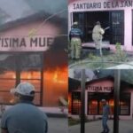 Le prende fuego a Capilla de la Santa Muerte en Ciudad Victoria