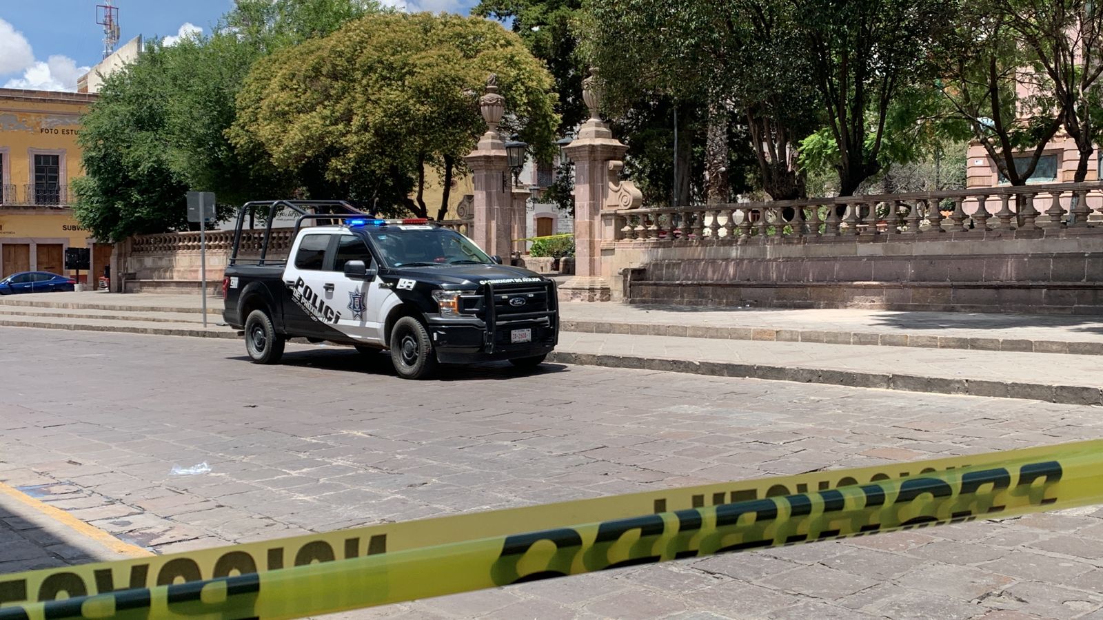 Brutal ataque armado en el jardín independencia en Zacatecas, 3 muertos y un herido