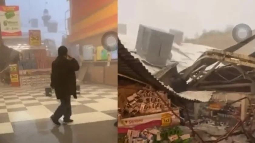 En CdMx, colapsa techo de supermercado en la alcaldía Benito Juárez; hay un lesionado