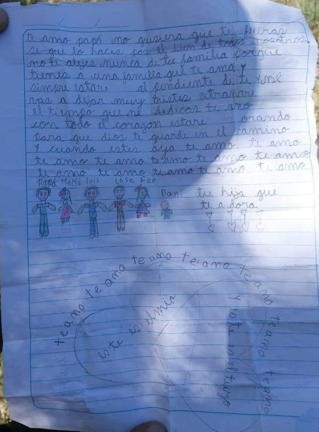 Chiapaneco muere en el desierto de Texas y en la mano llevaba la carta de sus hijos