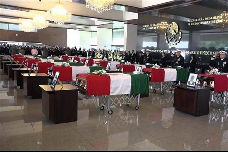 Diez días de luto en la SEMAR por la muerte de 14 marinos en Sinaloa.