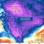 🥶ADVERTENCIA: Nuevo sistema frontal y masa de aire polar-ártica provocará temperaturas frías-gélidas en México.