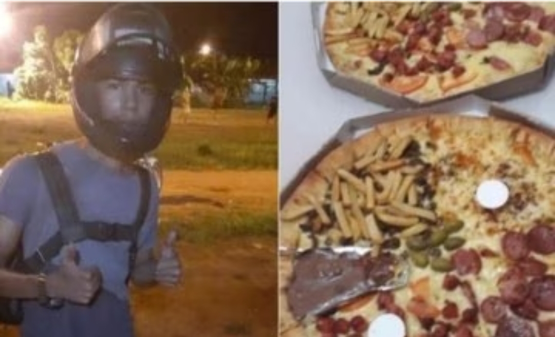 Amor de madre es único, mamá ordenó pizza para ver a su hijo en su primer día de trabajo