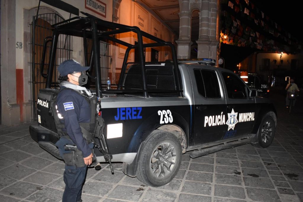Civiles armados emboscaron a los policías municipales de Jerez.