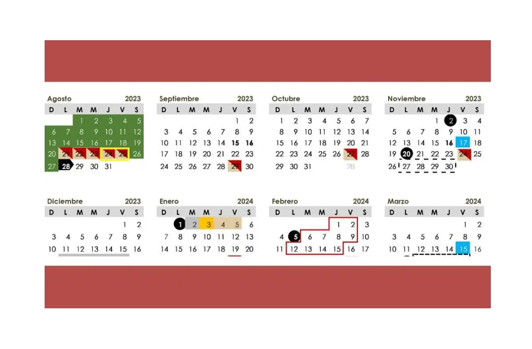 Oficial: SEP publica el Calendario Escolar 2023-2024, conócelo
