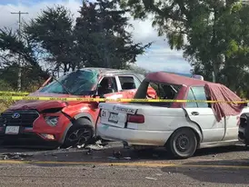 Accidente fatal en la carretera federal 45 deja un muerto y una lesionada