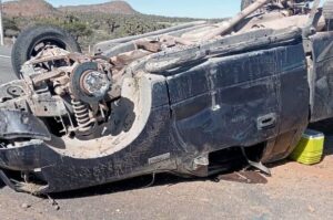 Lee más sobre el artículo Una familia de Durango sufre aparatoso accidente en Trancoso
