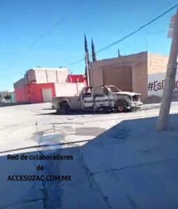 Lee más sobre el artículo Violento Enfrentamiento Armado en los Límites de Zacatecas y San Luis Potosí: Vehículos Calcindos