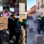 ¡Basta de Represión! Feministas de Zacatecas Exigen Renuncias por Brutalidad Policial en Marcha del 8M
